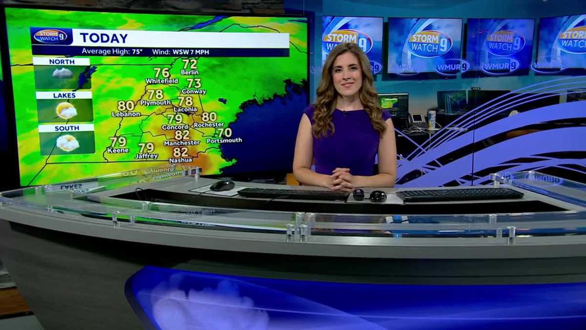 Video: Some isolated showers possible in New Hampshire
