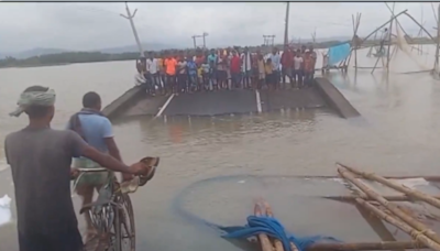 Bihar's Infrastructure Crisis Continues As Yet Another Bridge Collapses In Bhagalpur- VIDEO