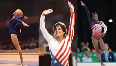 ...of Team USA Gymnastics Women’s Olympic Uniforms: Mary Lou Retton, Simone Biles and More Who’ve Repped Red, White...