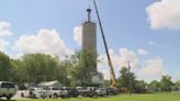 Finishing touches to Waterloo water tower after several delays