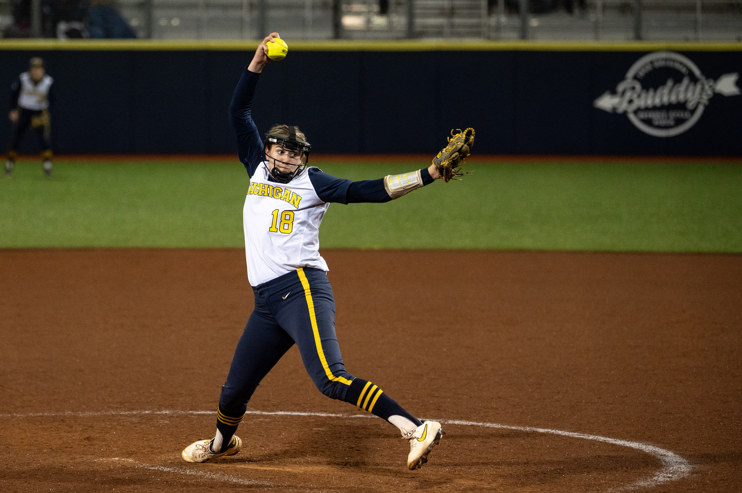 Derkowski uses variety of pitches to mow down Wisconsin hitters, propel Michigan to 6-4 win