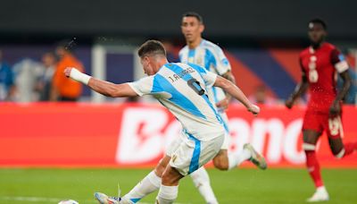 Copa América: el gol de Julián Álvarez para Argentina ante Canadá