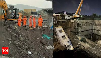 Operator trapped in tunnel shaft during water excavation work in Palghar | Thane News - Times of India