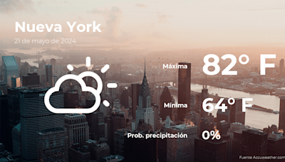 Nueva York: pronóstico del tiempo para este martes 21 de mayo - El Diario NY