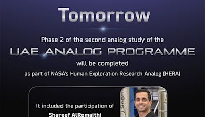 Phase 2 of UAE Analog Mission second study ends tomorrow