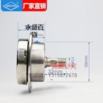 壓力錶 上海江云Y-60BF/ZT不銹鋼軸向帶邊-0.1-0-40MPa液壓真空負壓表