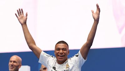 Mbappé entrena por primera vez con el Real Madrid