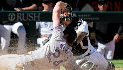 Toglia hits a sacrifice fly in the 14th inning as the Rockies top the White Sox 5-4