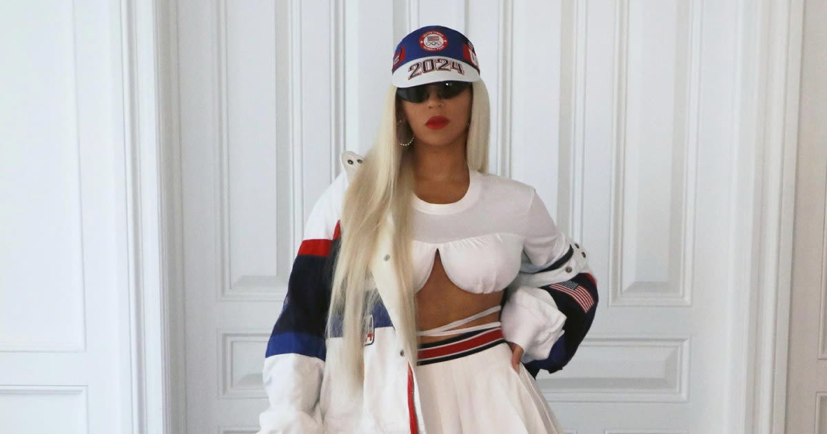 Beyonce Stuns in Patriotic Outfit After Team USA’s Olympics Intro