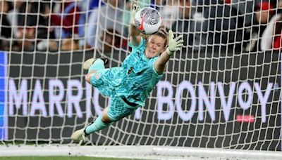 Soccer world reacts as Alyssa Naeher proves she is the One True Penalty God