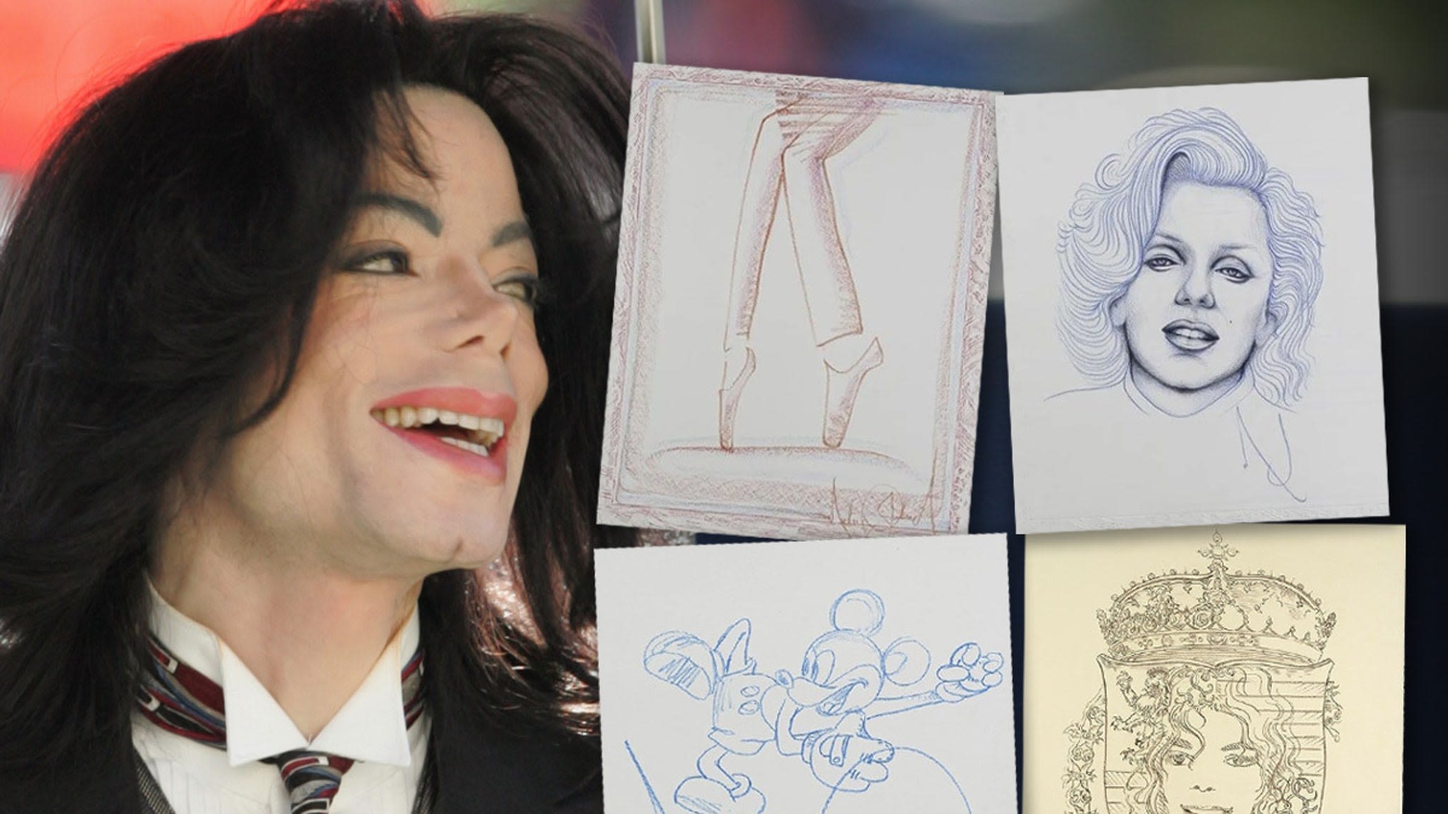 Michael Jackson's Purported Signed Sketches to Be Auctioned Off, Estate Skeptial