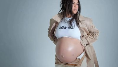 Kourtney Kardashian dejó ver la cicatriz de la cirugía que salvó la vida de su bebé antes de nacer