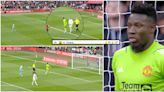 Andre Onana was not sent off despite being shown two yellow cards in win vs Coventry