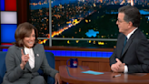 Kamala Harris Downplays Ron DeSantis’ Understanding of the Russia-Ukraine Conflict on ‘Colbert’