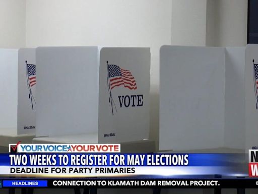 Deadline to register to vote in elections now two weeks away