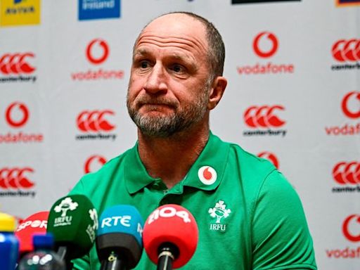 ‘People can say what they want, it means nothing to us’ – Ireland coach Mike Catt opts against war of words with Springboks