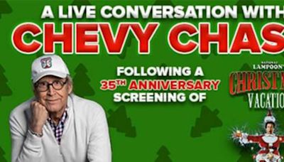 Chevy Chase to Take Part in Live Conversation Event at the Fabulous Fox