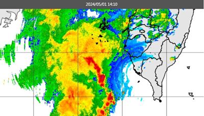 強烈雷雨帶即將抵達…粉專：非常密集閃電打雷 台南至屏東慎防