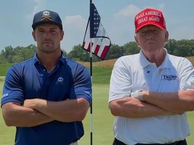 Bryson DeChambeau plays golf with Donald Trump in latest YouTube video