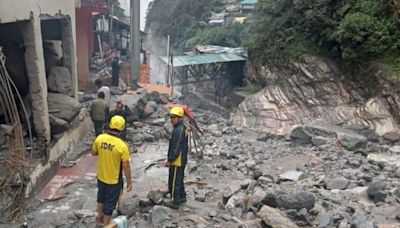 Structures near Yamunotri Dham area damaged after river swells due to heavy rain