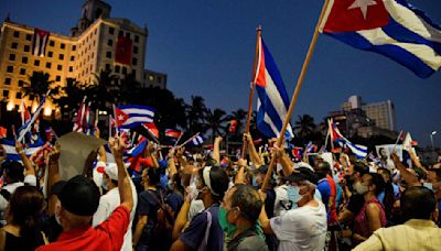 Pidiendo libertad recuerdan el tercer aniversario de las protestas del 11 de Julio en Cuba