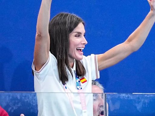 Doña Letizia, una española más que celebra el triunfo de la selección femenina de waterpolo