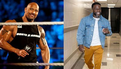 Watch: The Rock's Best Friend Kevin Hart Reacts to The Undertaker’s WrestleMania 40 Appearance