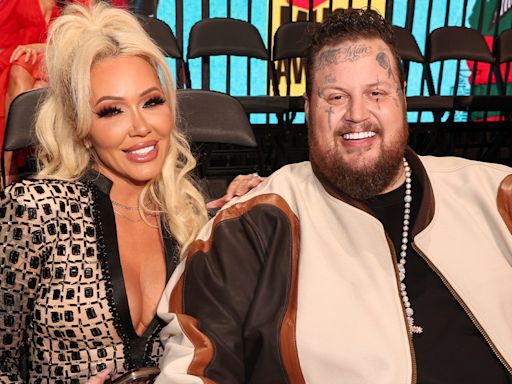 Jelly Roll's wife hits back at critics after meeting her 'hall pass'