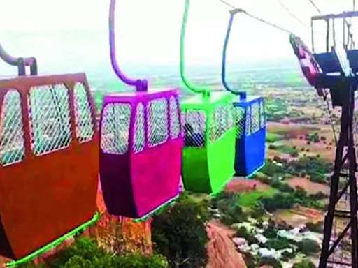 Day after Tamil Nadu CM opens service, temple ropeway halts midway | Chennai News - Times of India