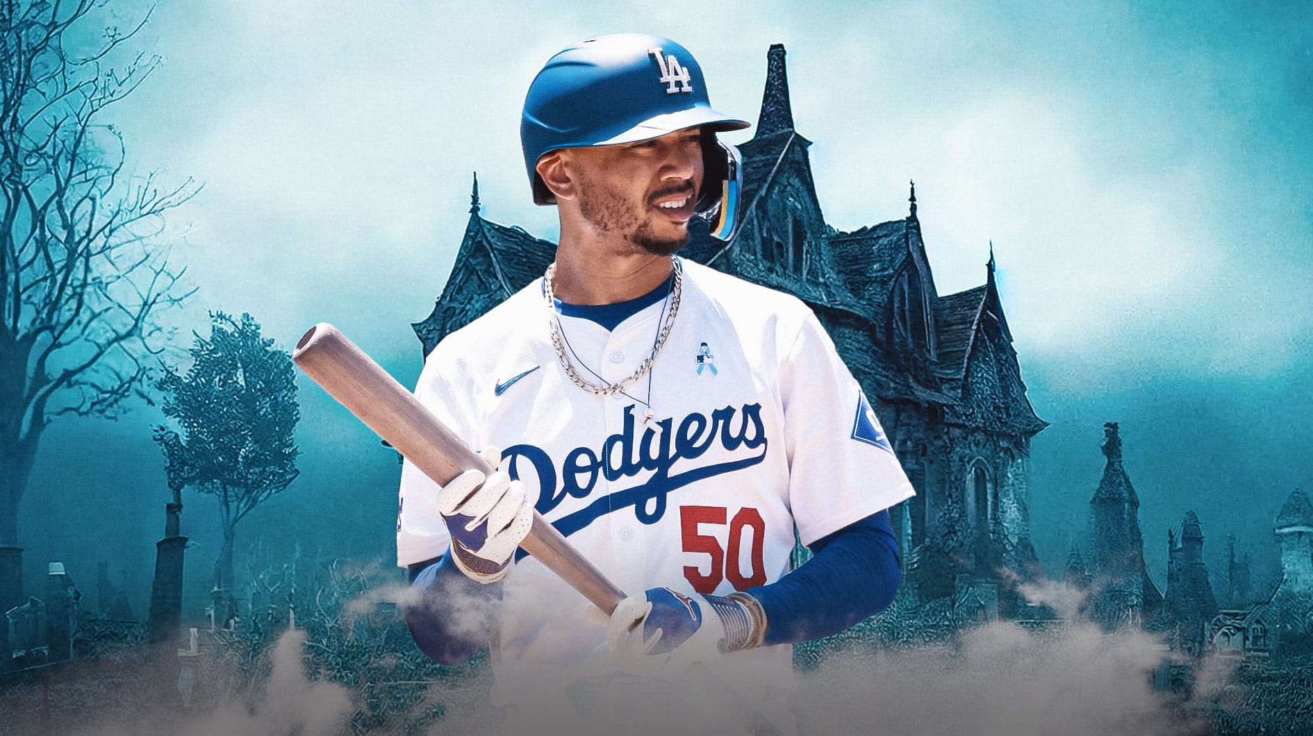 Mookie Betts refusing to stay at 'haunted' hotel during Brewers series