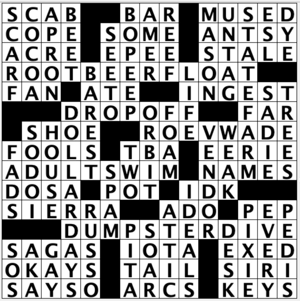 Off the Grid: Sally breaks down USA TODAY's daily crossword puzzle, Going Deeper