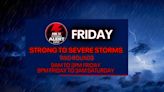 TIMELINE: Friday could bring potential for severe weather to parts of Central Florida