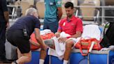 Novak Djokovic's knee injury bothers him at the Paris Olympics but he beats Stefanos Tsitsipas