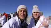Watch Hoda and Jenna tackle the polar plunge (sort of)