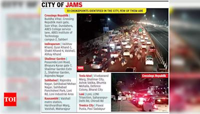 Ghaziabad Traffic Alert: 59 Key Chokepoints Identified for Congestion Relief | Noida News - Times of India