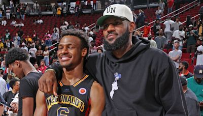 Family matters: Lakers pick Bronny to join dad