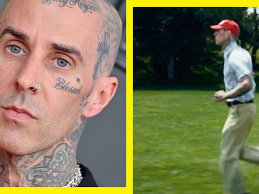 Blink-182's Travis Barker Channels Forrest Gump to Launch Run Club