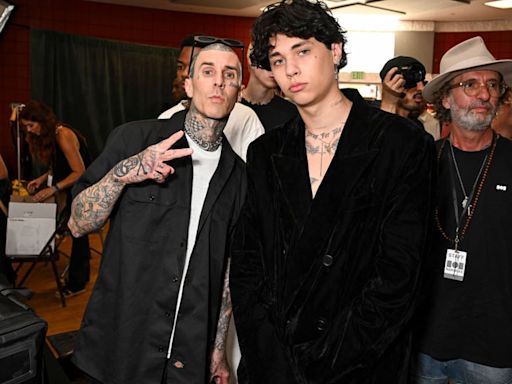 Travis Barker is 'proud' to have son Landon open up for Blink-182