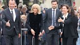 Brigitte Macron pays her respects at funeral of Francoise Hardy