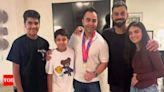 Virat Kohli's sister shares photos of family reunion celebrating homecoming after T20 World Cup success | Cricket News - Times of India