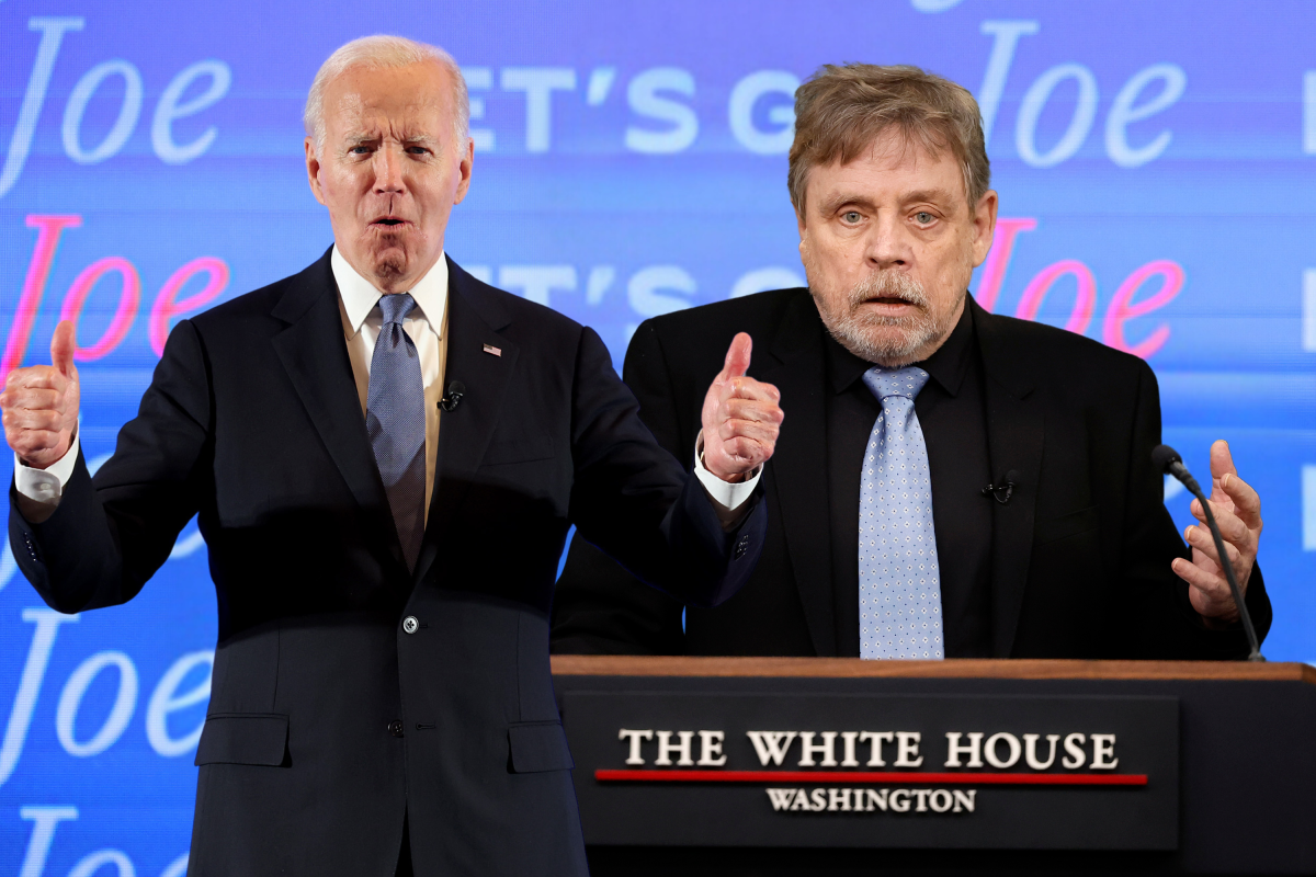 Mark Hamill goes viral as he steps in to defend Biden with "off night" post