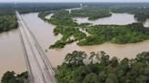 At least 178 people rescued in Texas as rivers flood to Hurricane Harvey levels, with more rain forecasted