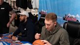 Sam Hauser and Derrick White reflect on love from Celtics fans at autograph signing