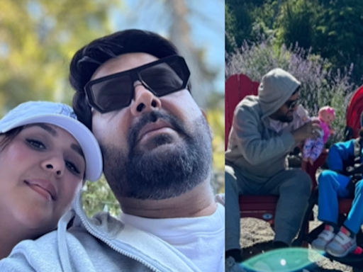 Kapil Sharma drops a heartwarming moment with wife Ginni Chatrath and kids from his Canada holidays - Times of India