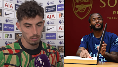 Kai Havertz reveals how Arsenal squad reacted to Raheem Sterling signing