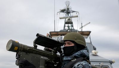 Crimea photo shows ruins as Kyiv strikes Russian Black Sea Fleet "object"