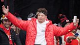 17 details you missed from the Chiefs Super Bowl parade: Patrick Mahomes' 'new' voice, a port-a-potty ovation, and Travis Kelce's Bud Light bling