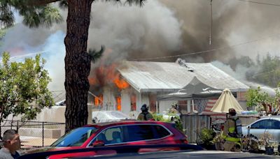 Carlsbad house fire kills 1 person, another injured, closes roads