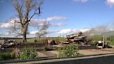 Tornadoes destroyed dozens of headstones in Iowa cemetery