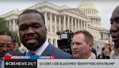 50 Cent Says Black Men ‘Identifying’ with Trump Over Legal Woes: ‘They’ve Got RICO Charges’ Too